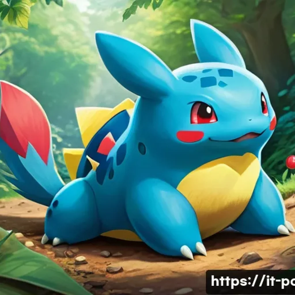 포켓몬스터 애니 극장판 속 스핀오프 스토리 - **Prompt:** A whimsical, vibrant illustration depicting a group of diverse Pok&eacute;mon engaging in a sma...